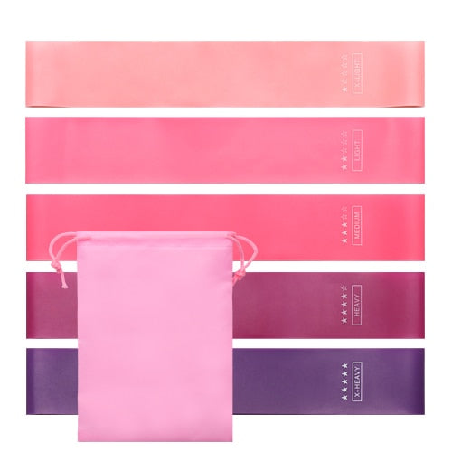 Yoga Crossfit Resistance Bands 5 Level Rubber Training Pull Rope